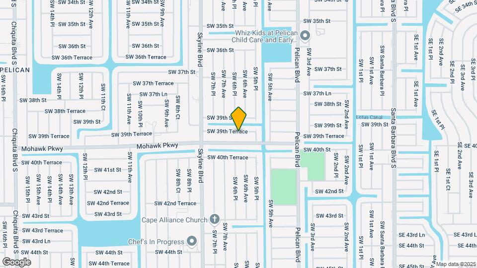 610 SW 39th Terrace Map and Location Details