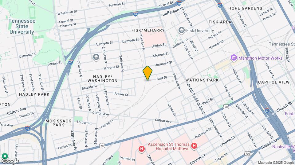 809 21st Ave N Map and Location Details