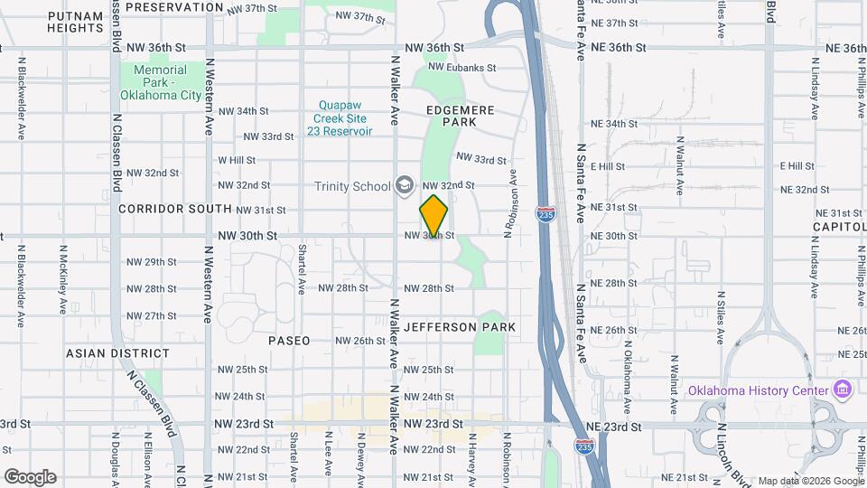 408 NW 30th St Map and Location Details