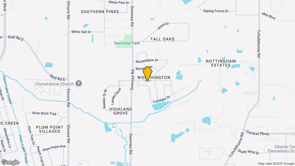 1128 Fredrick Dr Map and Location Details