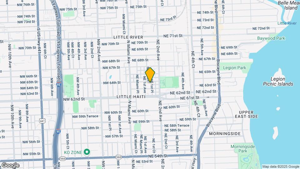 6334 NE 1st Pl-Unit -6330 Map and Location Details