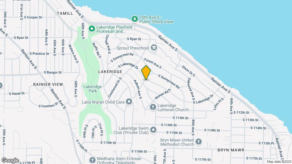 7605 S Lakeridge Dr Map and Location Details