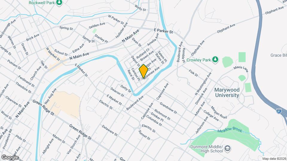 2124 Shawnee Ave Map and Location Details