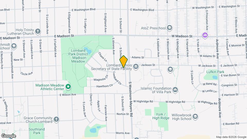 812 S School St Map and Location Details