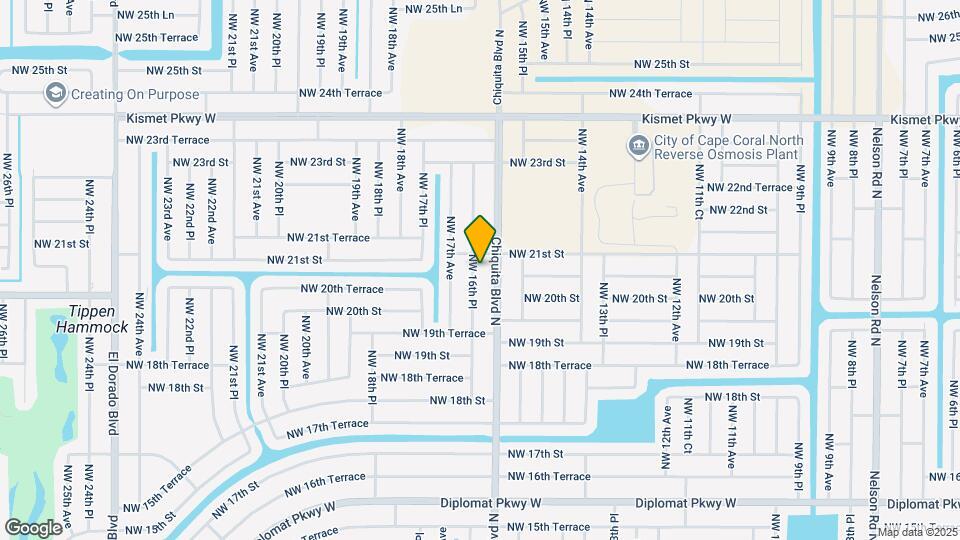 2027 NW 16th Pl Map and Location Details