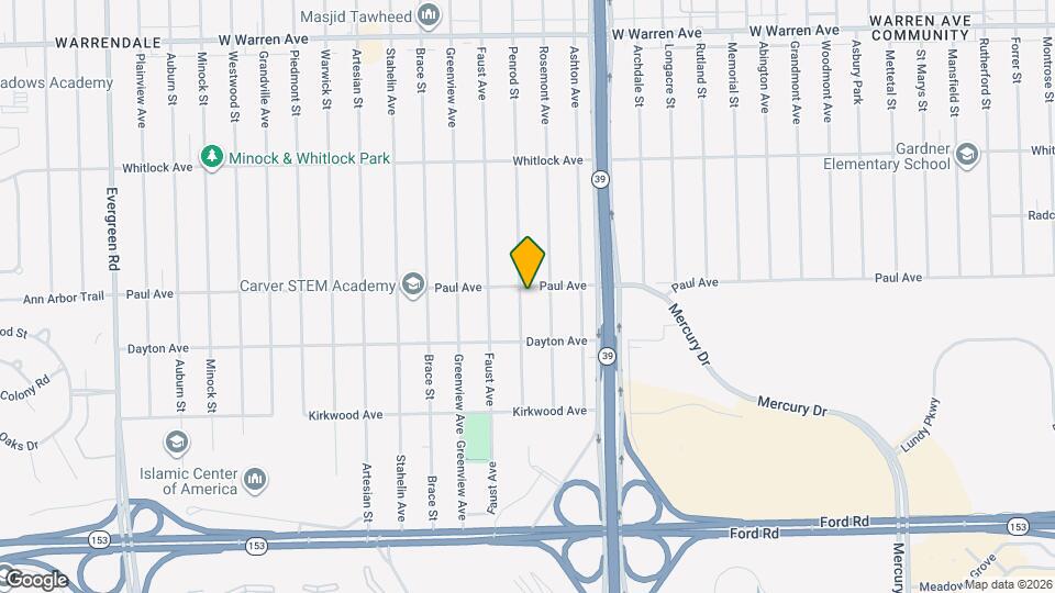 6262 Penrod St Map and Location Details