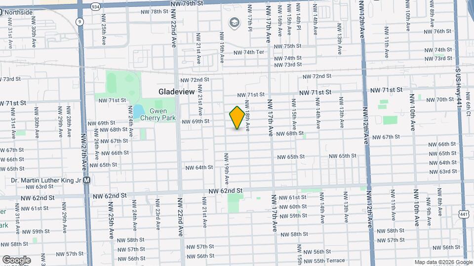 1827 NW 68th St Map and Location Details