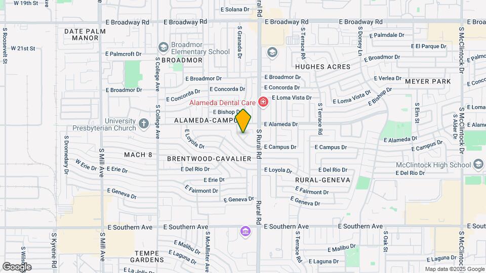 732 E Campus Dr Map and Location Details