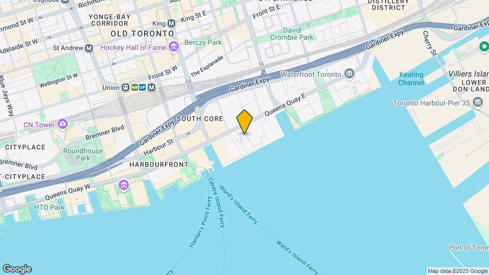 39-1039 Queens Quay E Map and Location Details
