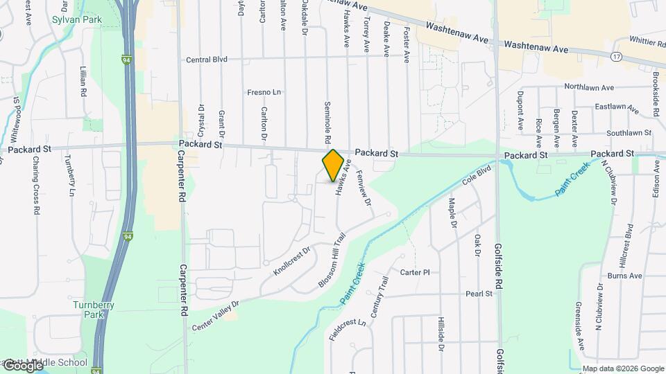 3124 Hawks Ave Map and Location Details