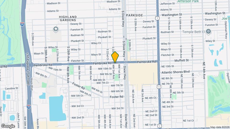 1020 NW 2nd Ave, Unit 401 Map and Location Details