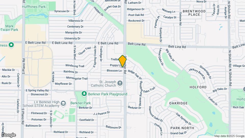 2131 Blossom Ln Map and Location Details