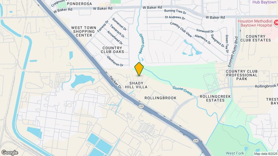 4802 Oak Hollow St Map and Location Details