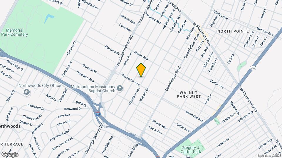 5415 Hamilton Ave Map and Location Details