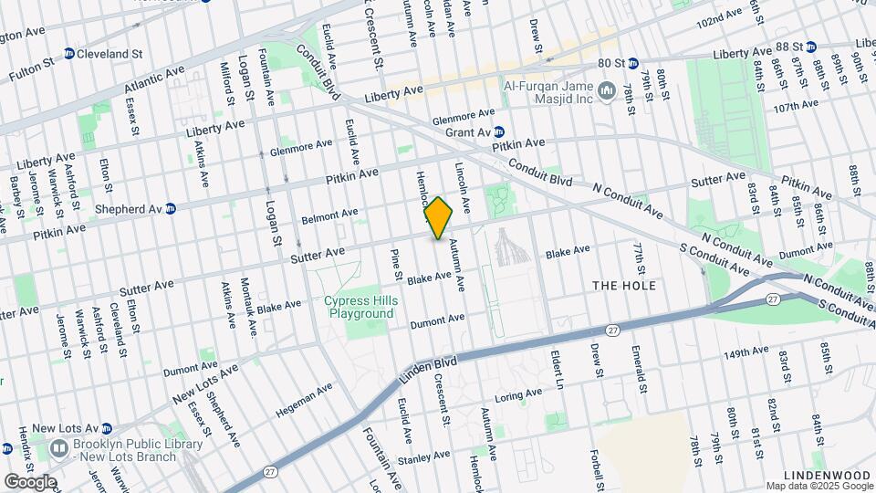 655 Hemlock St Map and Location Details