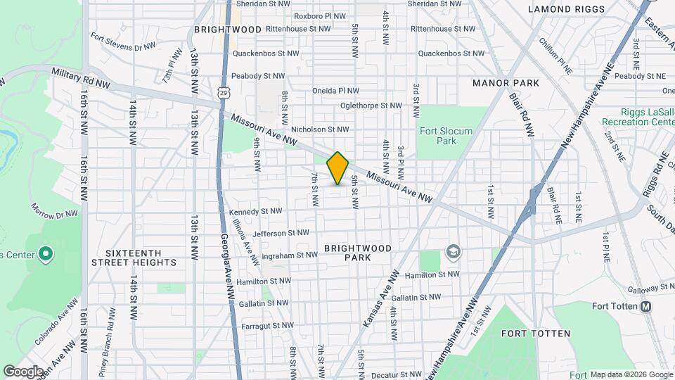 604 Longfellow St NW Map and Location Details