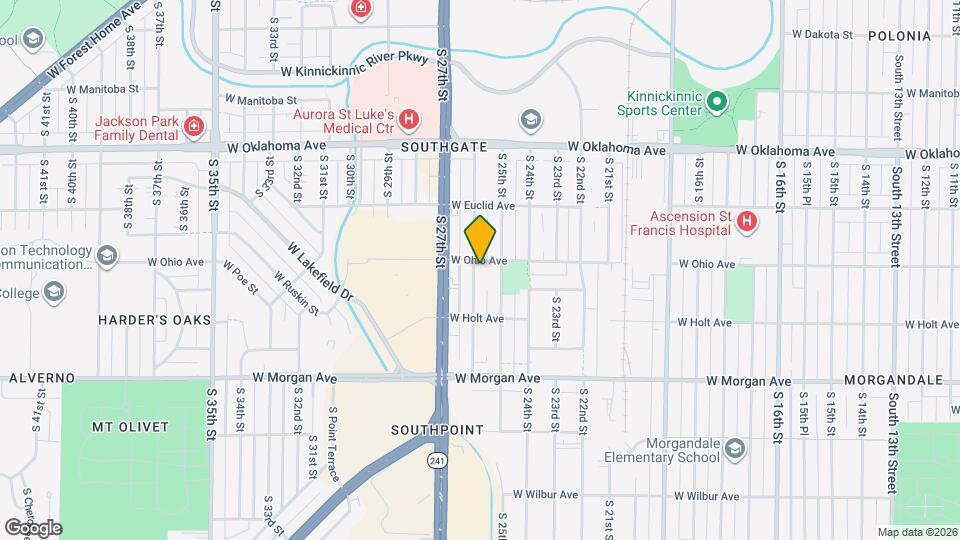 3308 S 26th St Map and Location Details