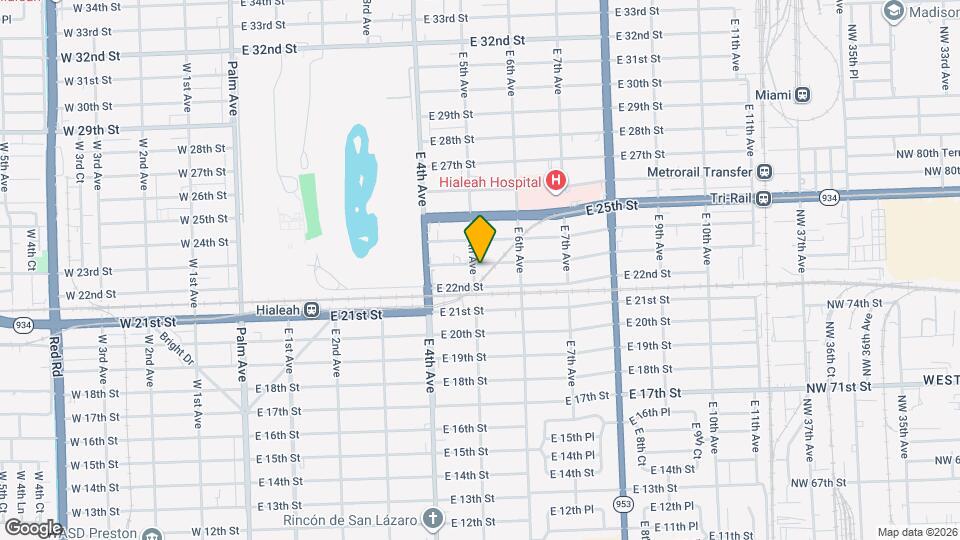 508 E 23rd St Map and Location Details