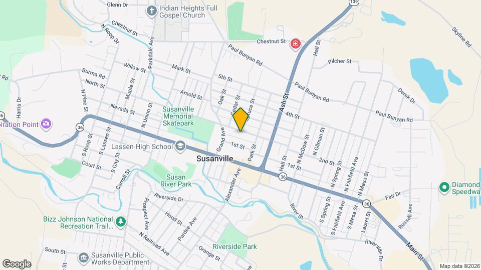 1410 North St Map and Location Details