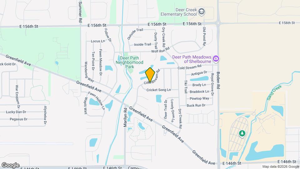 12295 Cold Stream Rd Map and Location Details