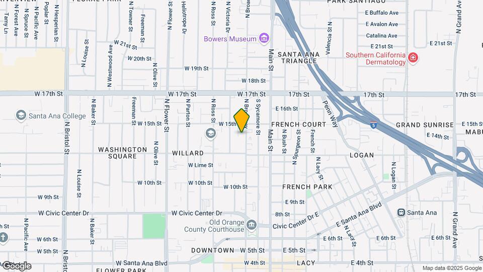 1408 N Broadway St Map and Location Details
