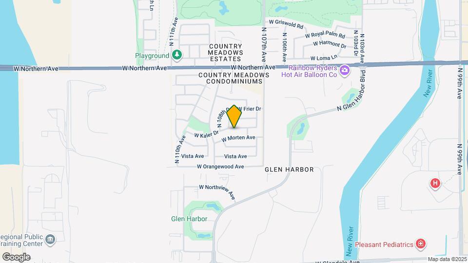 10807 W Kaler Dr Map and Location Details