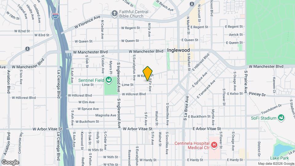 435 S Fir Ave Mapa y Detalles de la Ubicación