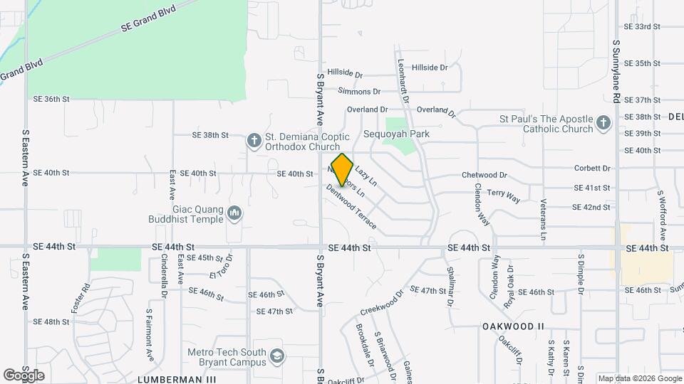 3025 Dentwood Terrace Map and Location Details