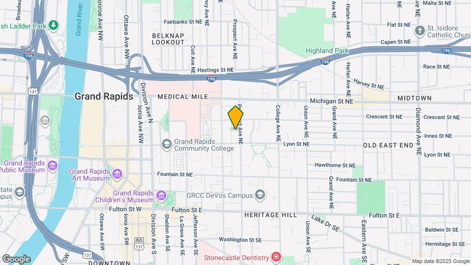 215 Prospect Ave NE, Unit 215 Map and Location Details