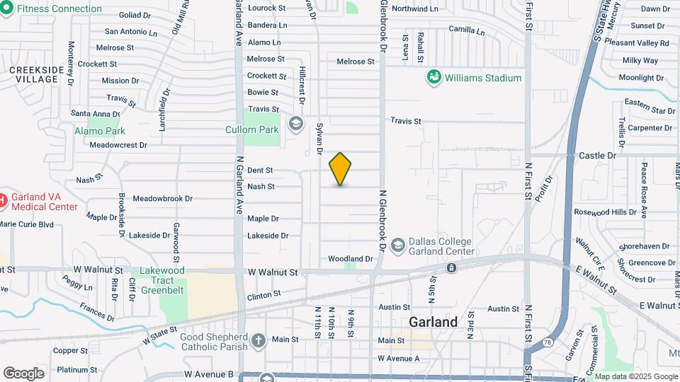 844 Nash St Map and Location Details