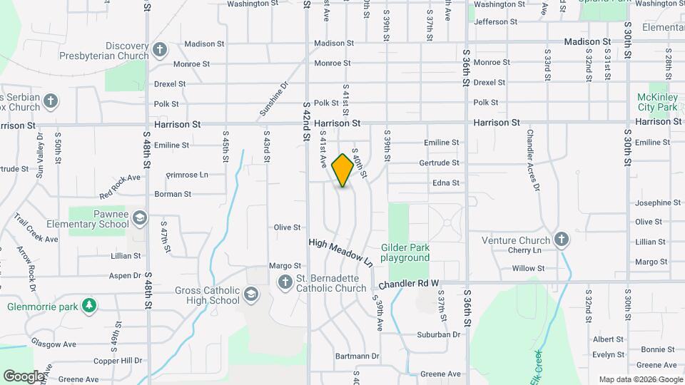 7215 S 41st Ave Map and Location Details