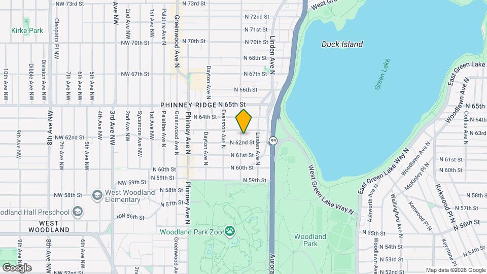 6208 Fremont Ave N Map and Location Details