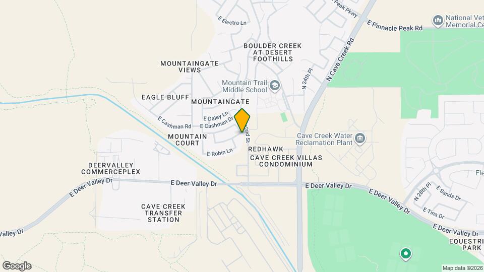 2165 E Donald Dr Mapa y Detalles de la Ubicación