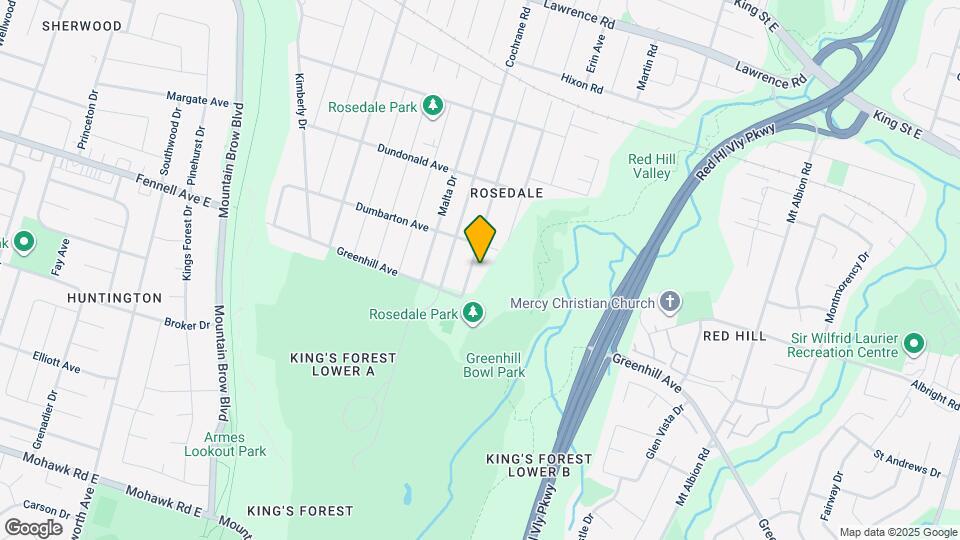617 Rosseau Rd Map and Location Details