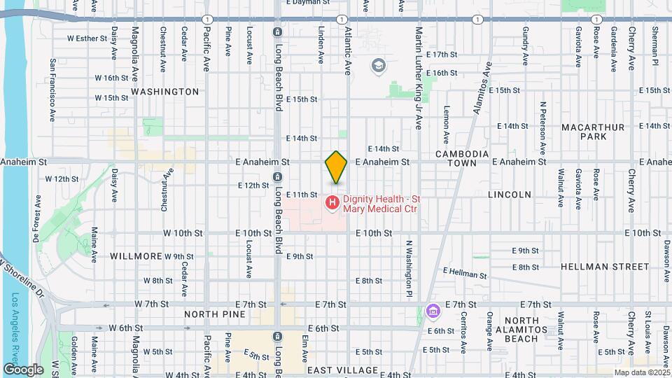 539 E 11th St Map and Location Details