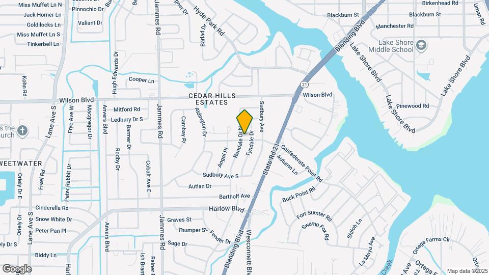 6049 Cedar Hills Blvd Map and Location Details