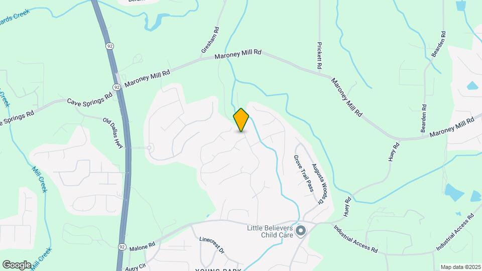 7305 Hunters Ridge Dr Map and Location Details