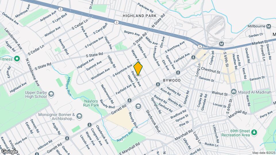 7103 Penarth Ave Map and Location Details