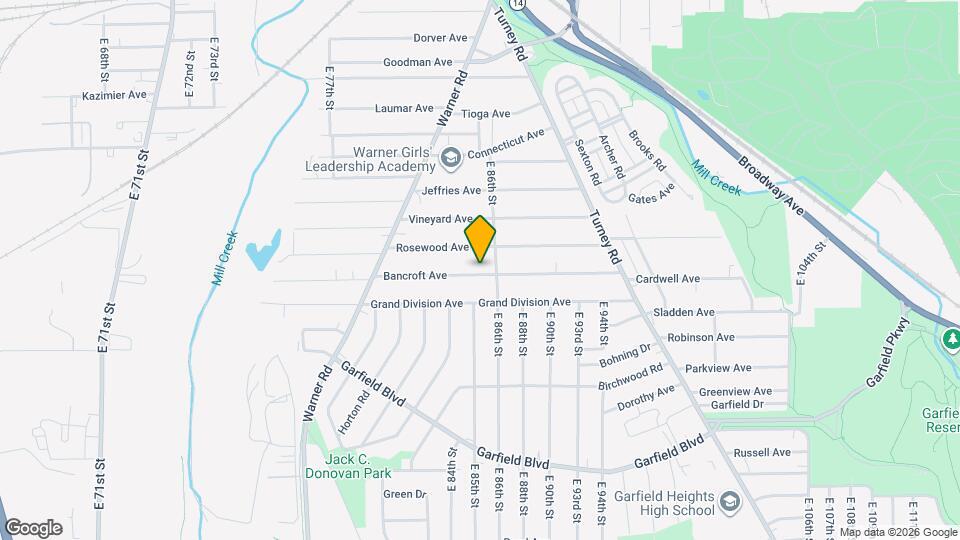 8505 Bancroft Ave Map and Location Details