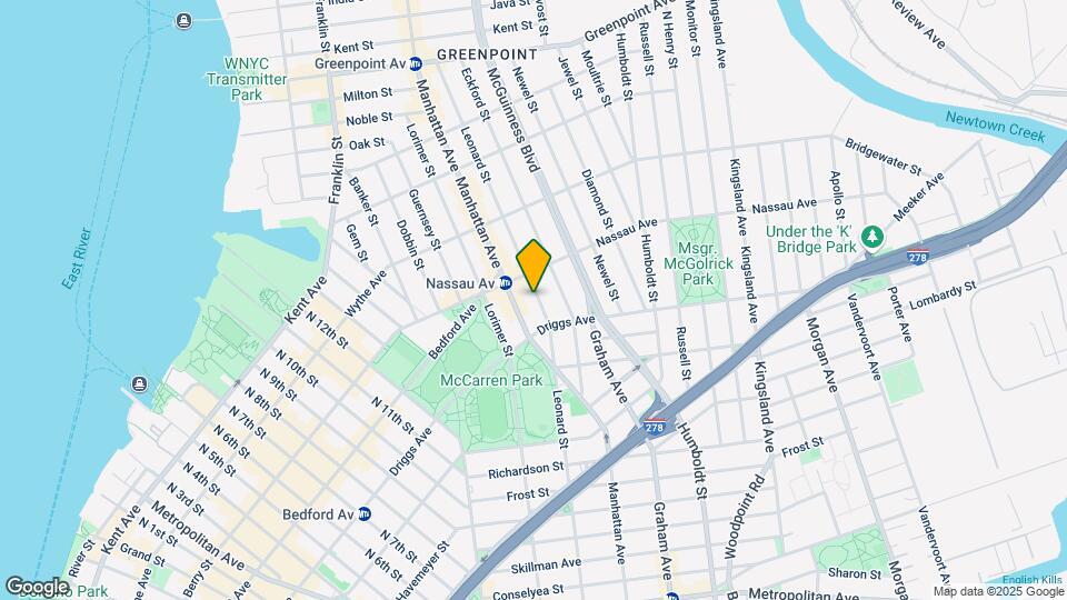533 Leonard St Mapa y Detalles de la Ubicación
