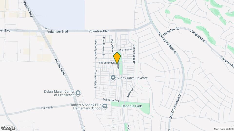 2013 Via Firenze Map and Location Details