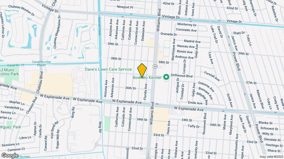 3632 Delaware Ave Map and Location Details