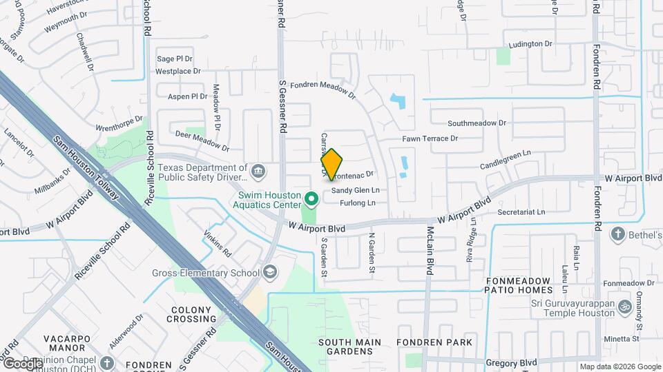 8322 Sandy Glen Ln Map and Location Details