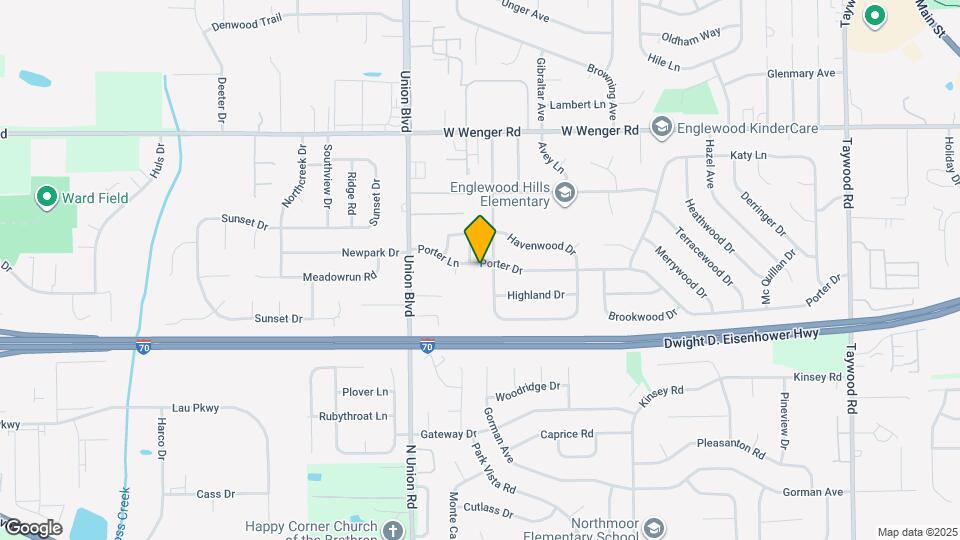 405 Porter Dr Map and Location Details