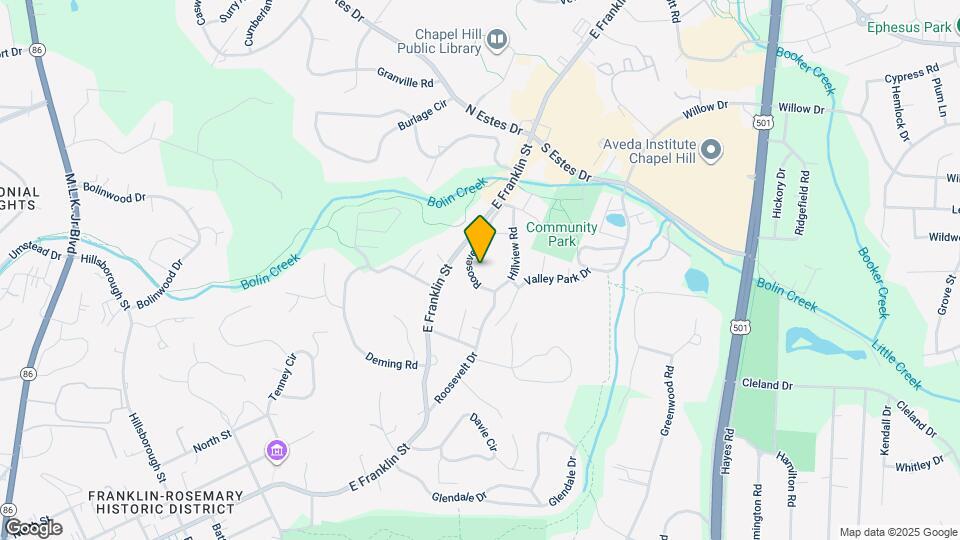 1204 Roosevelt Dr Map and Location Details