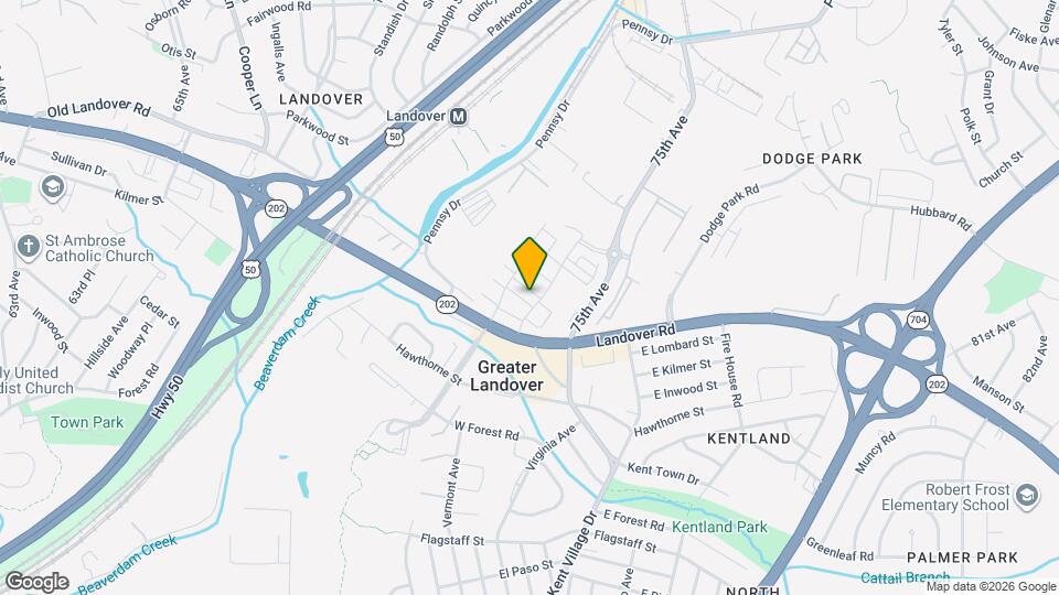 6947 Stoddert Ln Map and Location Details