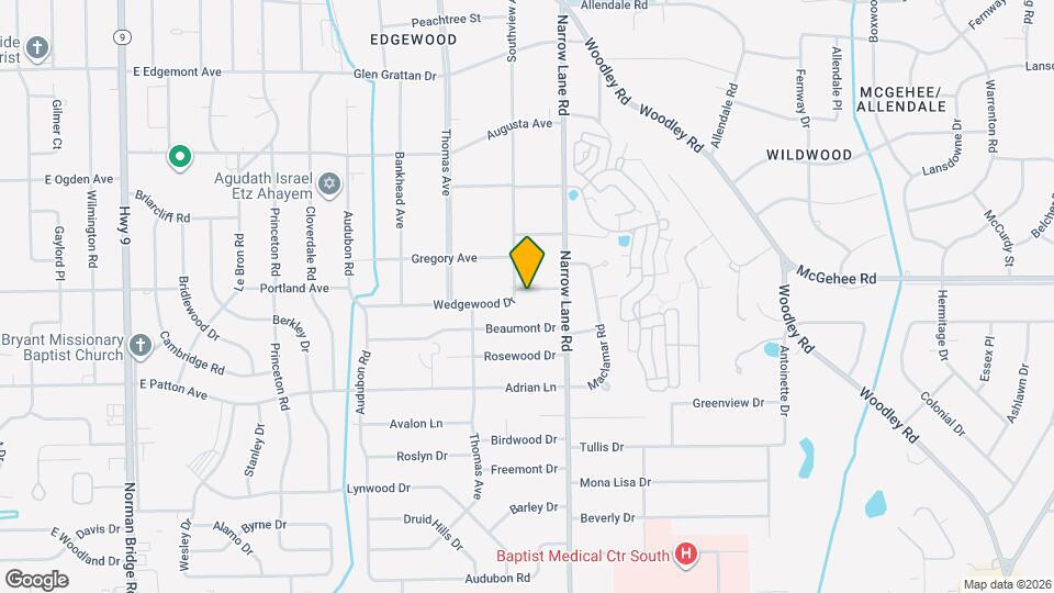 1440 Wedgewood Dr Map and Location Details