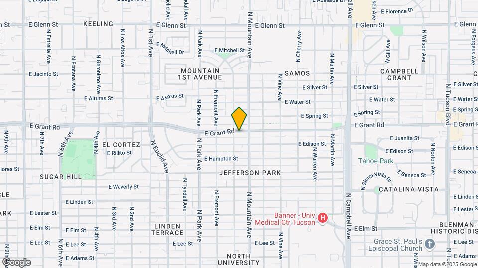 1220 E Grant Rd Mapa y Detalles de la Ubicación