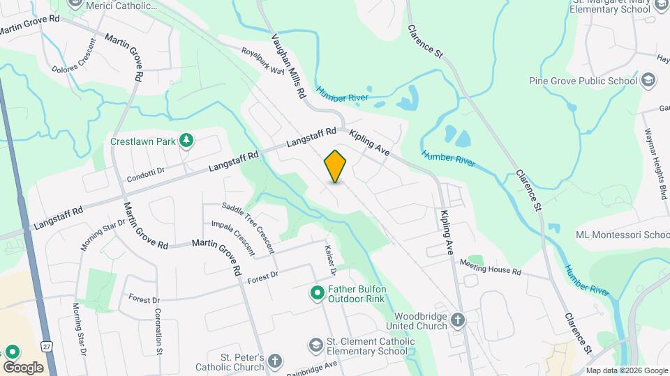 127 Woodcroft Ln Map and Location Details