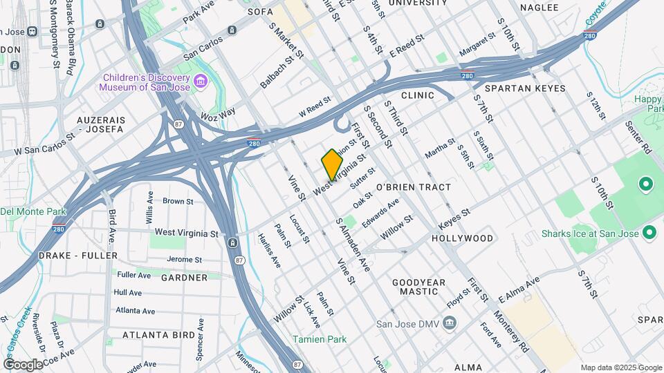 170 W Virginia St Map and Location Details